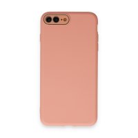 Newface iPhone 7 Plus Kılıf Lansman Glass Kapak - Pembe