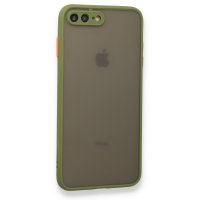 Newface iPhone 7 Plus Kılıf Montreal Silikon Kapak - Açık Yeşil