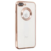 Newface iPhone 7 Plus Kılıf Slot Silikon - Rose Gold