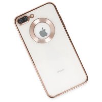 Newface iPhone 7 Plus Kılıf Slot Silikon - Rose Gold