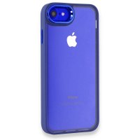Newface iPhone 8 Kılıf Dora Kapak - Mavi