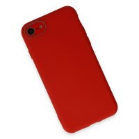 Newface iPhone 8 Kılıf Lansman Glass Kapak - Kırmızı