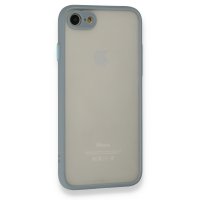 Newface iPhone 8 Kılıf Montreal Silikon Kapak - Gri