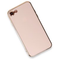 Newface iPhone 8 Kılıf Volet Silikon - Pembe