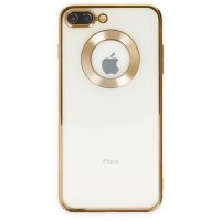 Newface iPhone 8 Plus Kılıf Slot Silikon - Gold