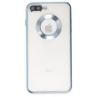 Newface iPhone 8 Plus Kılıf Slot Silikon - Sierra Blue