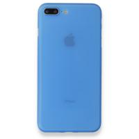 Newface iPhone 8 Plus Kılıf PP Ultra İnce Kapak - Mavi