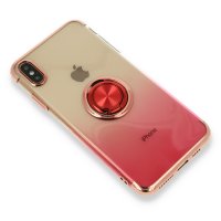 Newface iPhone X Kılıf Marvel Yüzüklü Silikon - Pembe