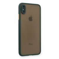 Newface iPhone X Kılıf Montreal Silikon Kapak - Yeşil