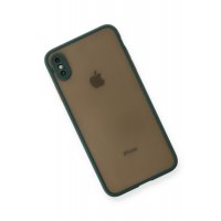 Newface iPhone X Kılıf Montreal Silikon Kapak - Yeşil