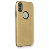 Newface iPhone XS Kılıf YouYou Silikon Kapak - Gold