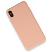 Newface iPhone XS Max Kılıf Nano içi Kadife Silikon - Pembe