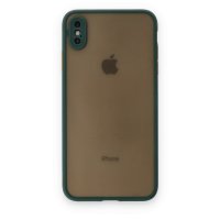 Newface iPhone XS Kılıf Montreal Silikon Kapak - Yeşil