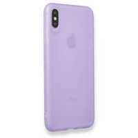 Newface iPhone XS Max Kılıf Hopi Silikon - Mor