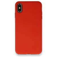 Newface iPhone XS Max Kılıf You You Lens Silikon Kapak - Kırmızı