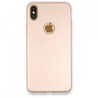 Newface iPhone XS Max Kılıf First Silikon - Rose Gold