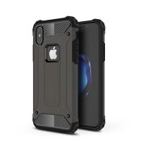 Newface iPhone XS Kılıf Tank Silikon Kapak - Siyah