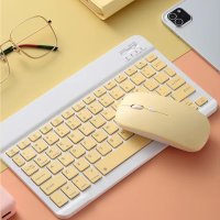 Newface KYB71 Kablosuz Klavye Mouse Set - Sarı