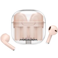 Newface LS-09 Bluetooth 5.3 TWS Kablosuz Airpods Kulaklık - Pembe