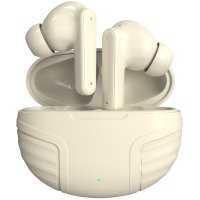 Newface LS-19 Aktif Gürültü Engelleyici Özellikli Bluetooth 5.4 Kablosuz Airpods Kulaklık - Krem