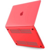 Newface Macbook Pro 16.2 2021 Macbook Buzlu Kapak - Kırmızı