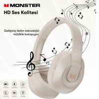 Newface Monster XKH01 Kulak Üstü Kablosuz Kulaklık - Beyaz