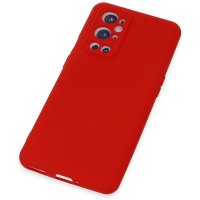 Newface One Plus 9 Pro Kılıf Nano içi Kadife Silikon - Kırmızı