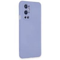 Newface One Plus 9 Pro Kılıf Nano içi Kadife Silikon - Lila