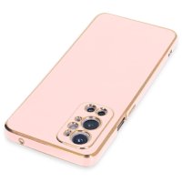 Newface One Plus 9 Pro Kılıf Volet Silikon - Pembe