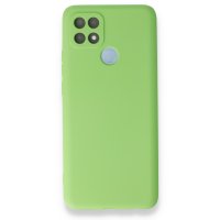 Newface Oppo A15 Kılıf First Silikon - Yeşil