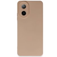 Newface Oppo A38 Kılıf Nano içi Kadife Silikon - Pudra