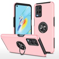 Newface Oppo A54 4G Kılıf Elit Yüzüklü Kapak - Pembe