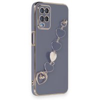 Newface Oppo A54 4G Kılıf Esila Silikon - Gri