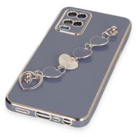 Newface Oppo A54 4G Kılıf Esila Silikon - Gri