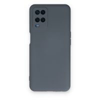 Newface Oppo A54 4G Kılıf Nano içi Kadife Silikon - Gri