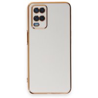 Newface Oppo A54 4G Kılıf Volet Silikon - Beyaz