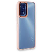 Newface Oppo A55 Kılıf Dora Kapak - Pudra