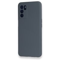 Newface Oppo A55 Kılıf Nano içi Kadife Silikon - Gri