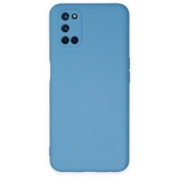 Newface Oppo A72 Kılıf Nano içi Kadife Silikon - Mavi