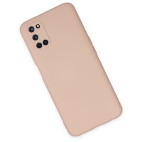 Newface Oppo A72 Kılıf Nano içi Kadife Silikon - Pudra