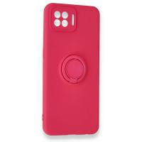 Newface Oppo A73 Kılıf Viktor Yüzüklü Silikon - Pembe