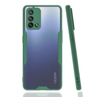 Newface Oppo A74 4G Kılıf Platin Silikon - Yeşil