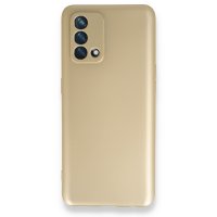 Newface Oppo A74 4G Kılıf First Silikon - Gold