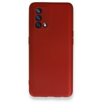 Newface Oppo A74 4G Kılıf First Silikon - Kırmızı