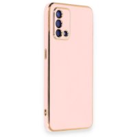 Newface Oppo A74 4G Kılıf Volet Silikon - Pembe