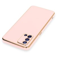 Newface Oppo A74 4G Kılıf Volet Silikon - Pembe