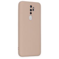 Newface Oppo A9 2020 Kılıf Nano içi Kadife Silikon - Pudra