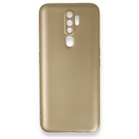 Newface Oppo A9 2020 Kılıf First Silikon - Gold