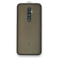 Newface Oppo Reno 2Z Kılıf Montreal Silikon Kapak - Siyah