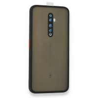 Newface Oppo Reno 2Z Kılıf Montreal Silikon Kapak - Siyah